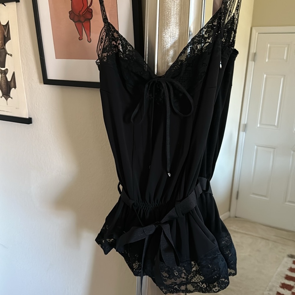 Dolce & Gabanna IT Ittierre Black Lace Top